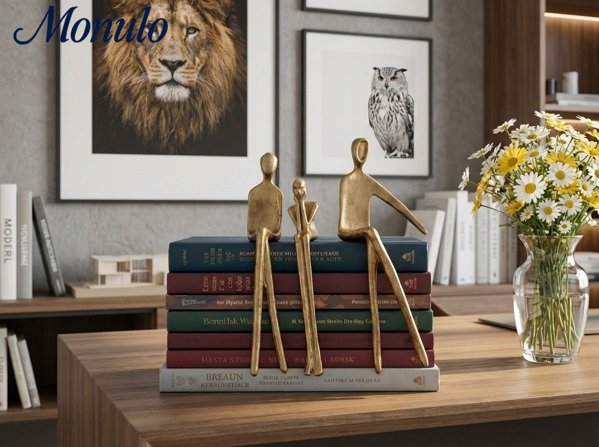 Geometrische Hondenbeeldje van IJzer – Minimalistisch Decoratief Sculptuur voor Bureau