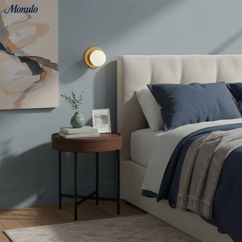 Opaal Glazen Wandlamp & Plafondlamp Dubbelfunctie Modern Design Messing