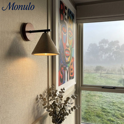 Travertijn Wandlamp Taps Toelopend Design Minimalistische Accentverlichting Slaapkamer Woonkamer