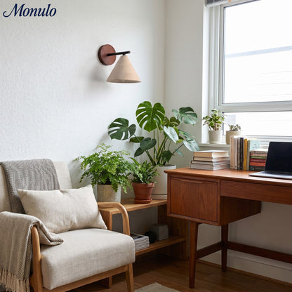 Travertijn Wandlamp Taps Toelopend Design Minimalistische Accentverlichting Slaapkamer Woonkamer