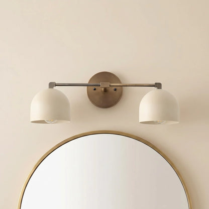 Metalen Wandlamp met Bolvormige Kap – Scandinavische Sfeerlamp voor Badkamer Slaapkamer Woonkamer – Moderne Wandverlichting Zwart Goud Messing