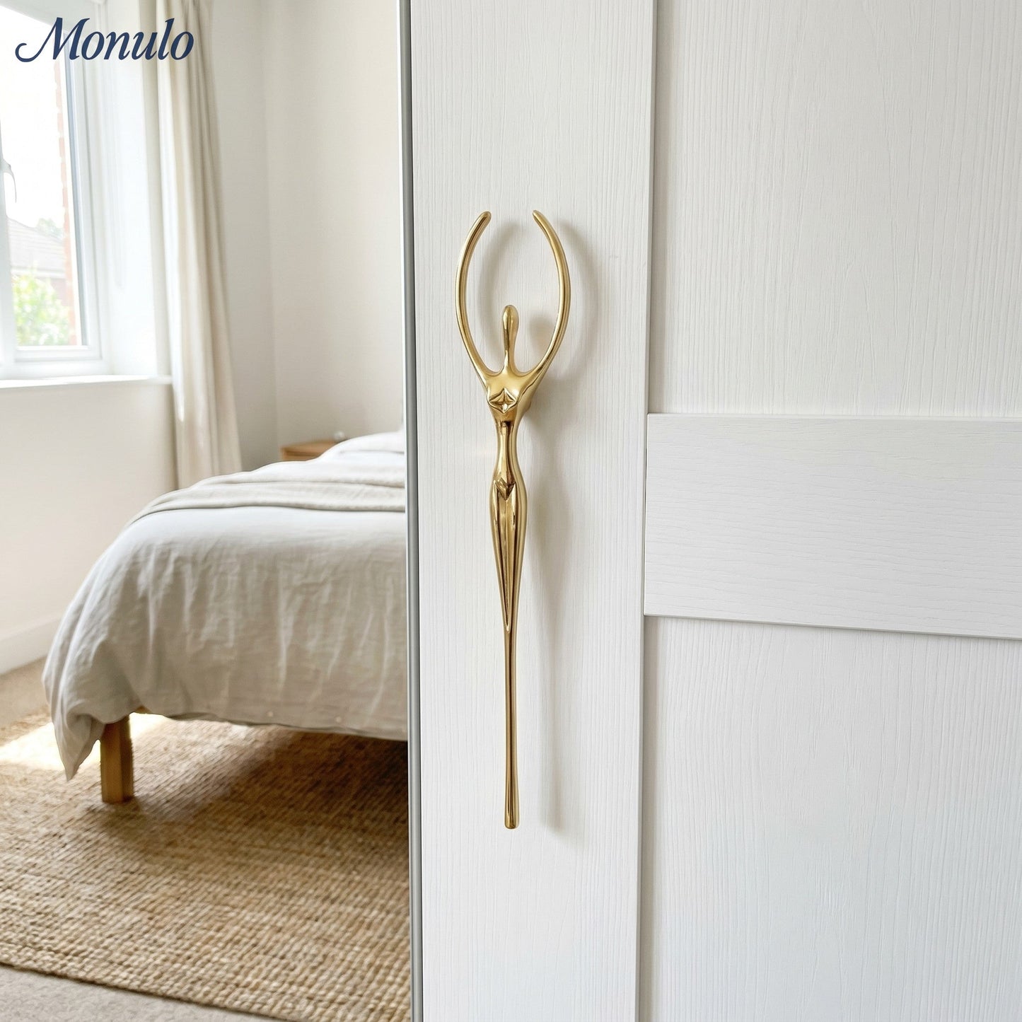 Minimalistische Kastgreep - Messing Zilver Roze - Scandinavisch Design Meubels