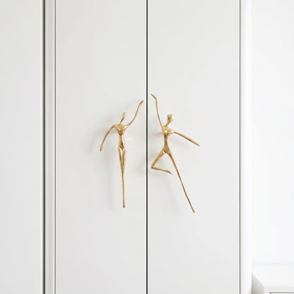Minimalistische Kastgreep - Messing Zilver Roze - Scandinavisch Design Meubels