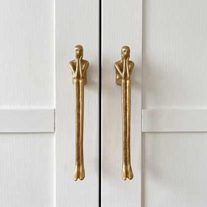 Minimalistische Kastgreep - Messing Zilver Roze - Scandinavisch Design Meubels