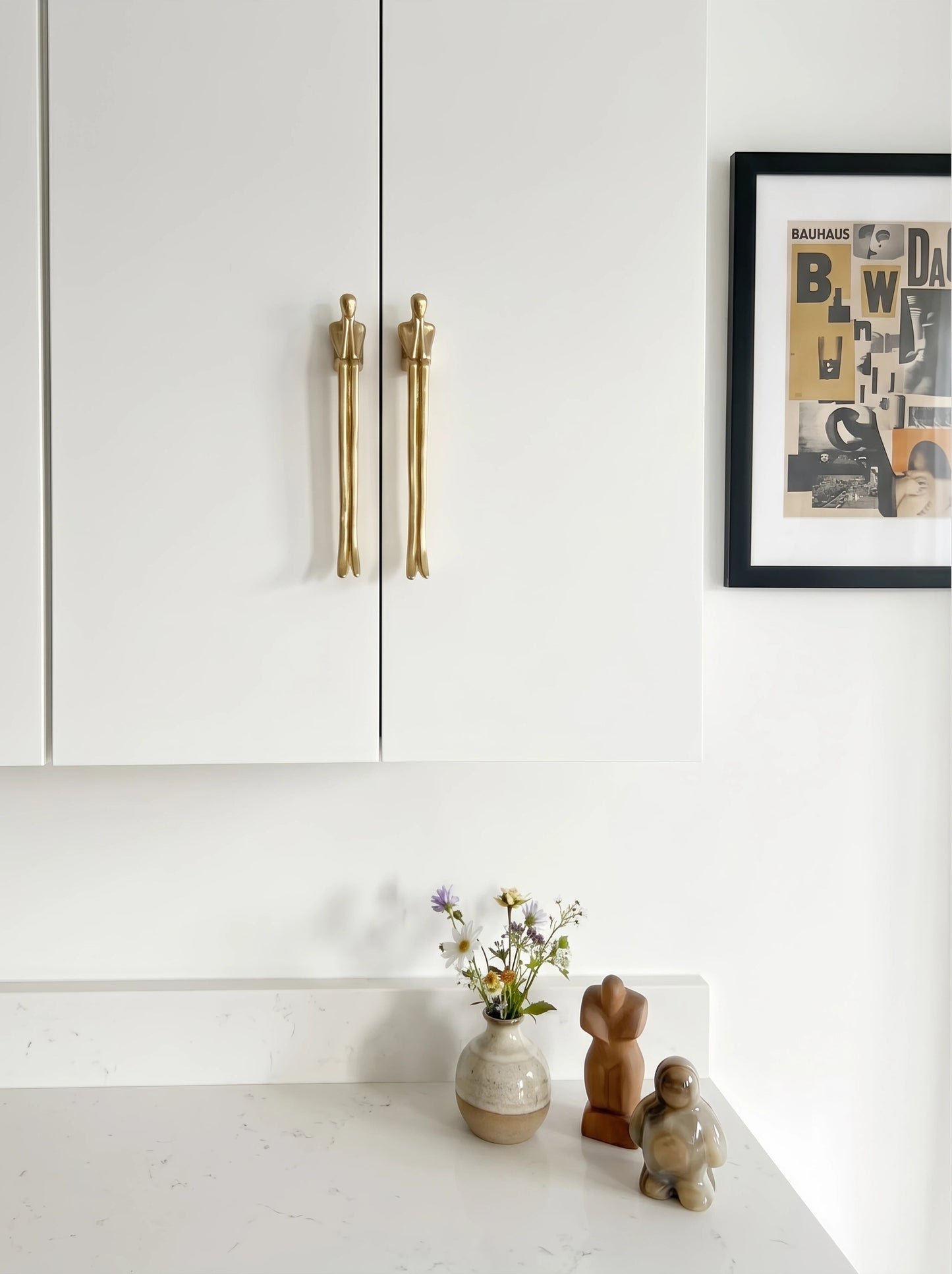 Minimalistische Kastgreep - Messing Zilver Roze - Scandinavisch Design Meubels