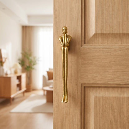 Minimalistische Kastgreep - Messing Zilver Roze - Scandinavisch Design Meubels
