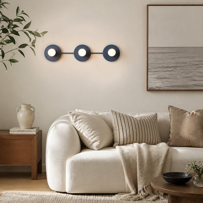 Minimalistische Badkamerlamp met Drie Lichtpunten - Verkrijgbaar in Meerdere Kleuren