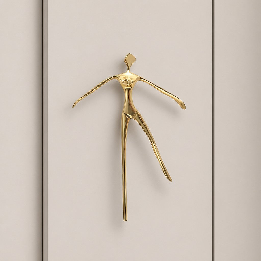 Minimalistische Kastgreep - Messing Zilver Roze - Scandinavisch Design Meubels