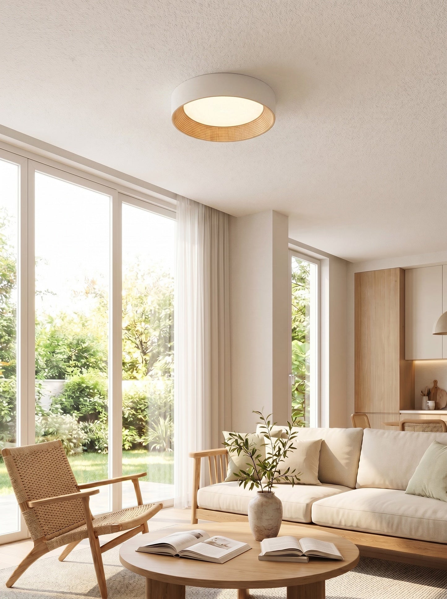 Minimalistische Plafondlamp Rond Laagbouw Slaapkamer Plafondverlichting LED