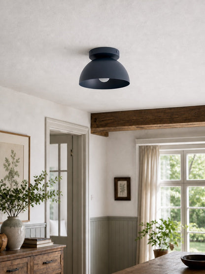 Minimalistische Plafondlamp Dome voor Compacte Ruimtes – Opbouwspot Beschikbaar in Meerdere Kleuren