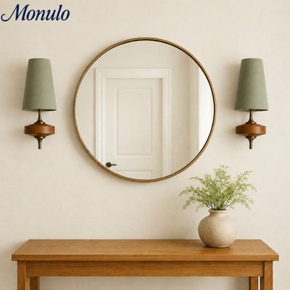 Retro Wandlamp met Stoffen Kap – Vintage Verlichting voor Slaapkamer