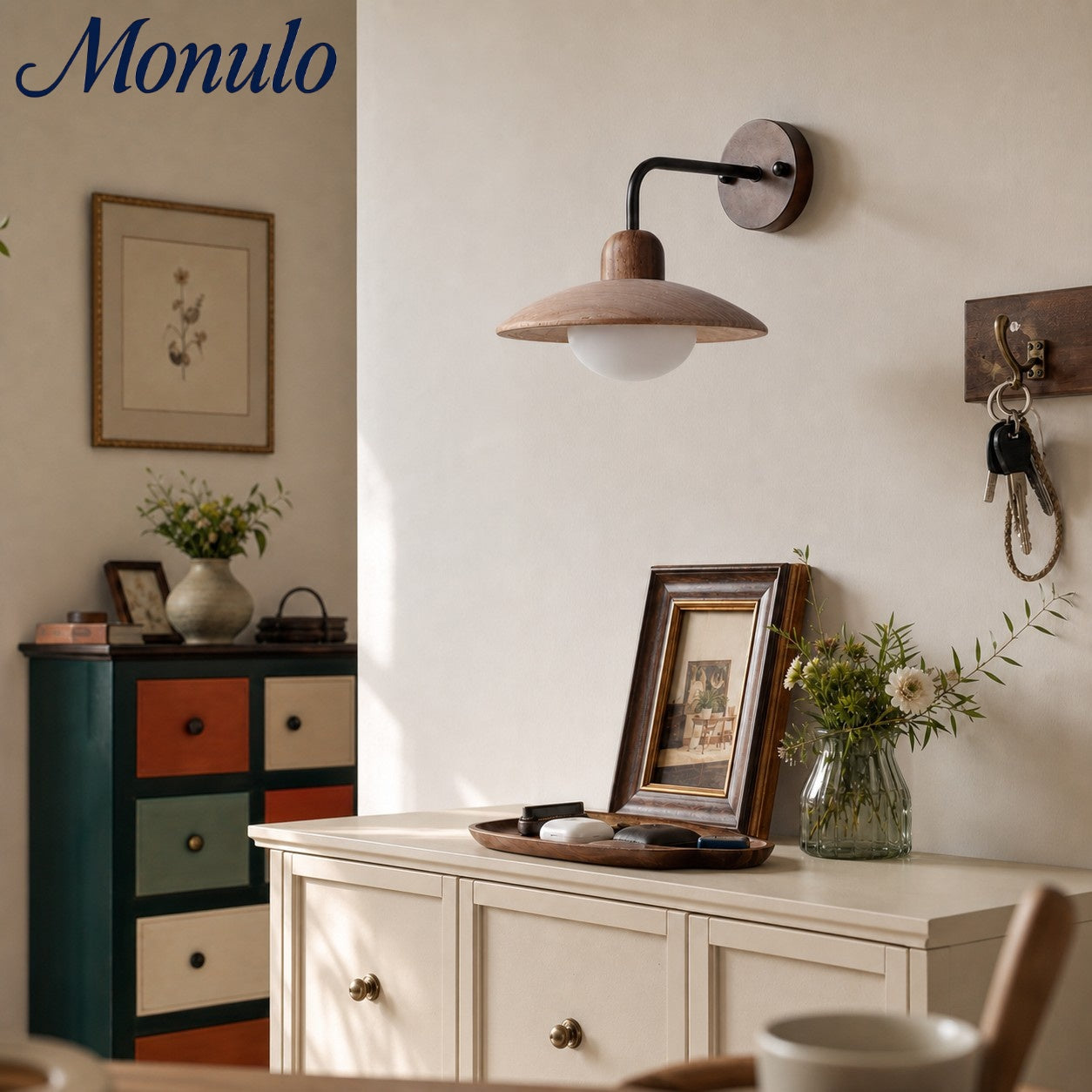 Travertijn Wandlamp Minimalistische Schijf Design Natuursteen Verlichting voor Woonkamer Slaapkamer Gang Moderne Interieur Wandverlichting met Warm Licht