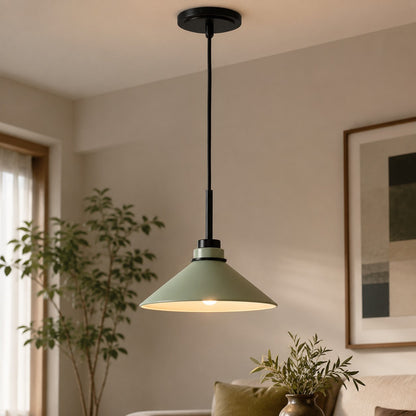 Kegelvormige Hanglamp in Landelijke Stijl - Dimbaar - Voor Keuken en Hal - Scandinavisch Geïnspireerd - Modern Farmhouse Verlichting