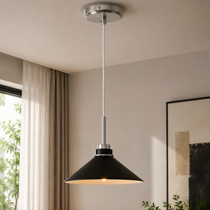 Kegelvormige Hanglamp in Landelijke Stijl - Dimbaar - Voor Keuken en Hal - Scandinavisch Geïnspireerd - Modern Farmhouse Verlichting