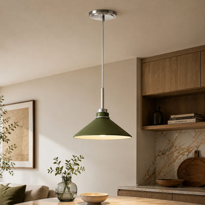 Kegelvormige Hanglamp in Landelijke Stijl - Dimbaar - Voor Keuken en Hal - Scandinavisch Geïnspireerd - Modern Farmhouse Verlichting