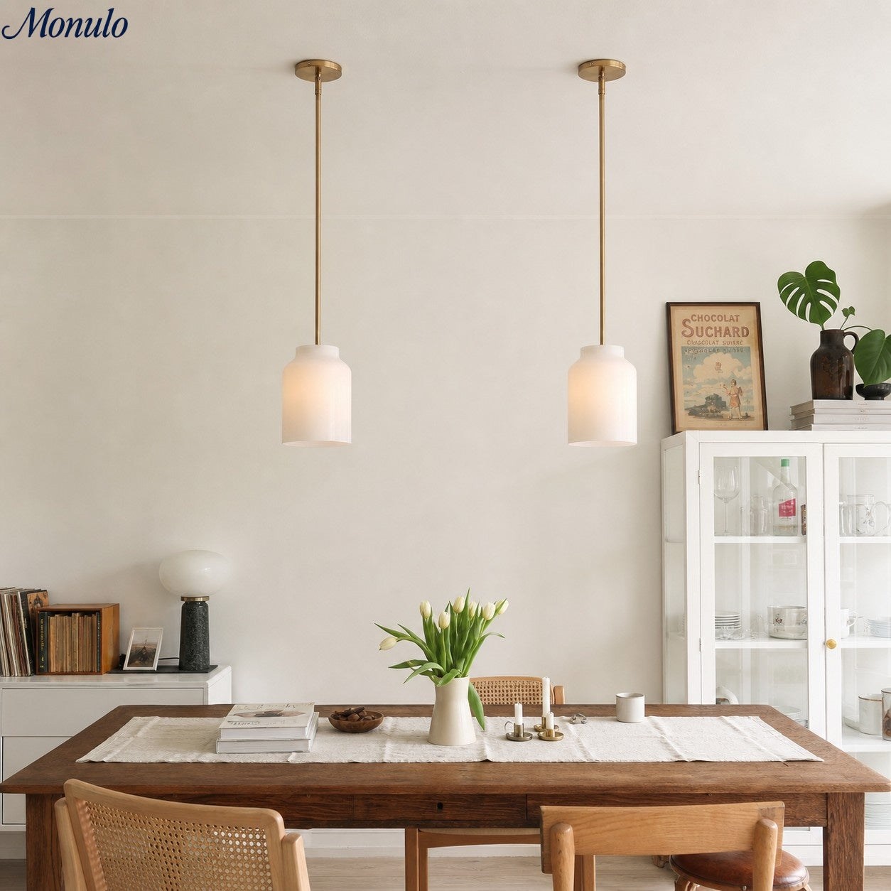 Scandinavische Hanglamp – Moderne Metalen Designlamp in Matte Afwerking – Stijlvolle Pendelverlichting voor Eetkamer Keuken Woonkamer