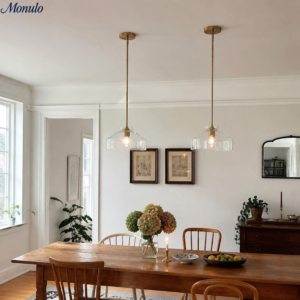 Scandinavische Hanglamp – Moderne Metalen Designlamp in Matte Afwerking – Stijlvolle Pendelverlichting voor Eetkamer Keuken Woonkamer