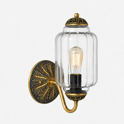 Melkglazen Wandlamp Eloise voor Hal en Slaapkamer | Vintage Wandverlichting met Melkwit Glas