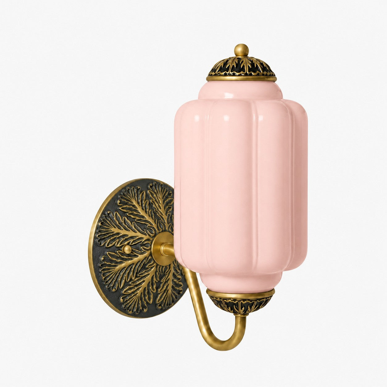 Melkglazen Wandlamp Eloise voor Hal en Slaapkamer | Vintage Wandverlichting met Melkwit Glas