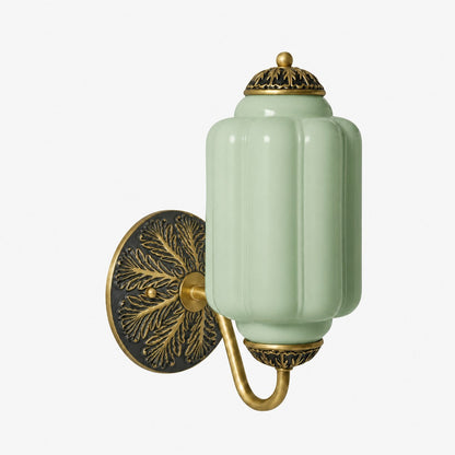 Melkglazen Wandlamp Eloise voor Hal en Slaapkamer | Vintage Wandverlichting met Melkwit Glas