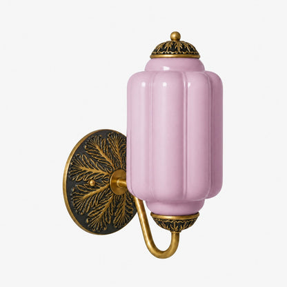 Melkglazen Wandlamp Eloise voor Hal en Slaapkamer | Vintage Wandverlichting met Melkwit Glas