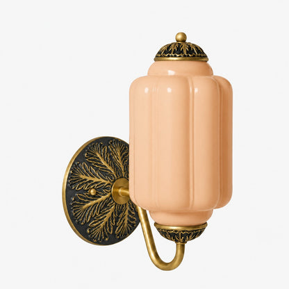 Melkglazen Wandlamp Eloise voor Hal en Slaapkamer | Vintage Wandverlichting met Melkwit Glas