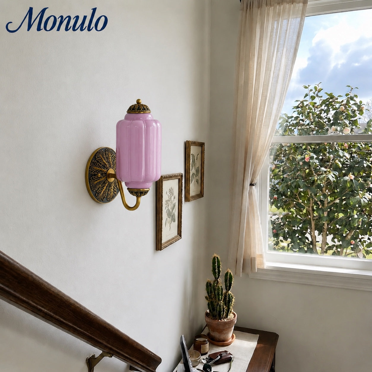 Eloise Vintage Scalloped Milk Glass Wall Sconce - Modern Accent Lighting for Bathroom and Bedroom