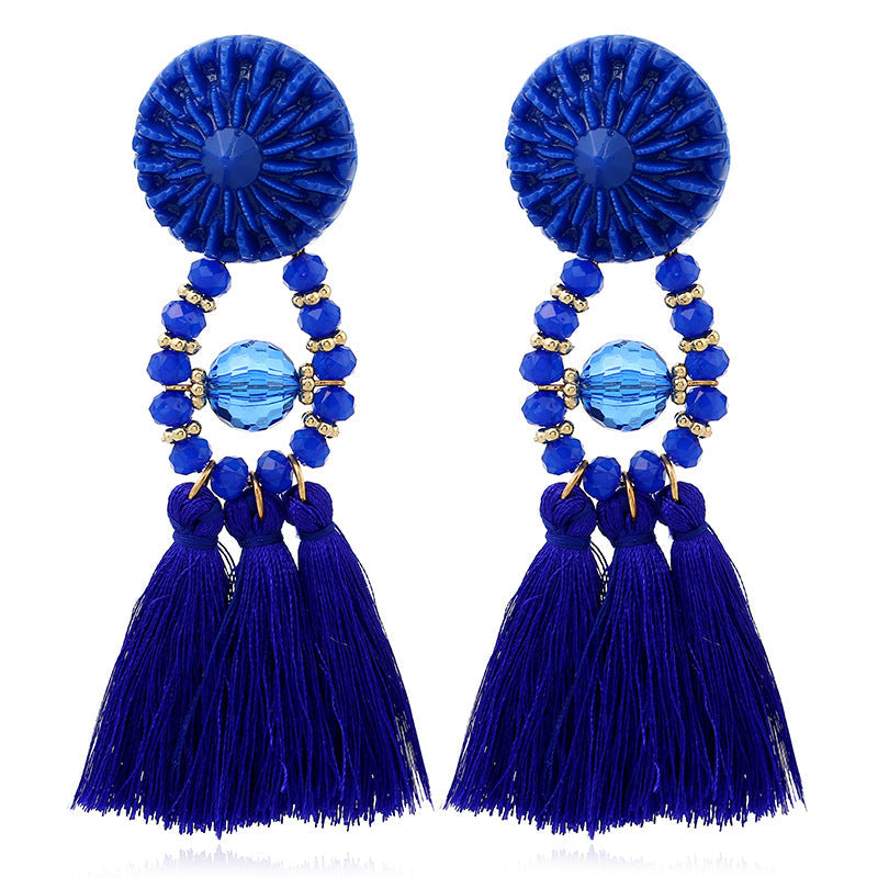 Dames Oorbellen met Kwastjes Grote Statement Oorbellen Trendy