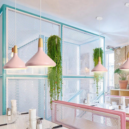 Hanglamp Scandinavisch Aluminium Hout Wit E27 Eettafel Woonkamer Minimalistisch Design Verlichting Keukeneiland