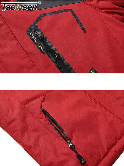 Waterdichte Fleece Parka met Capuchon Warm Gevoerd