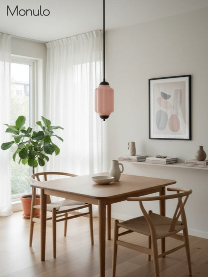 Vintage Glazen Hanglamp met Nostalgische Uitstraling – Verfijnde Verlichting voor Eetkamer en Keuken