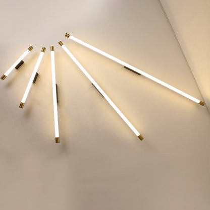 Wandlamp LED Buisvorm Aluminium Zwart Goud 40cm 60cm 90cm 120cm 150cm Woonkamer Slaapkamer Spiegellamp Lijnlamp Badkamer