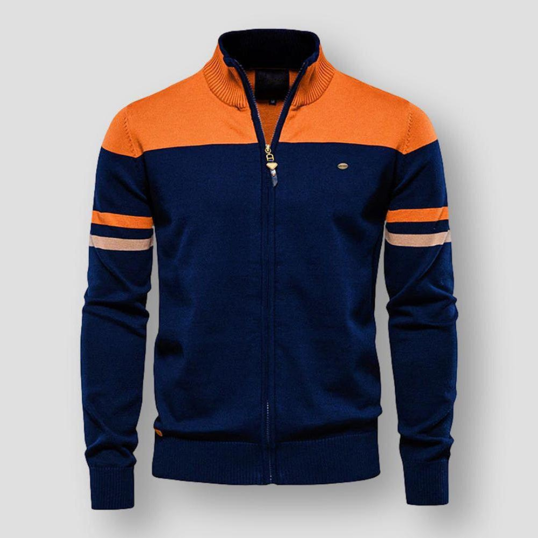 Heren Sweater Katoen Gestreept Comfortabel Casual