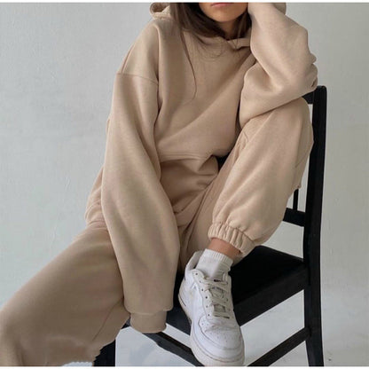 Joggingbroek en Sweatshirt Set Zacht en Comfortabel