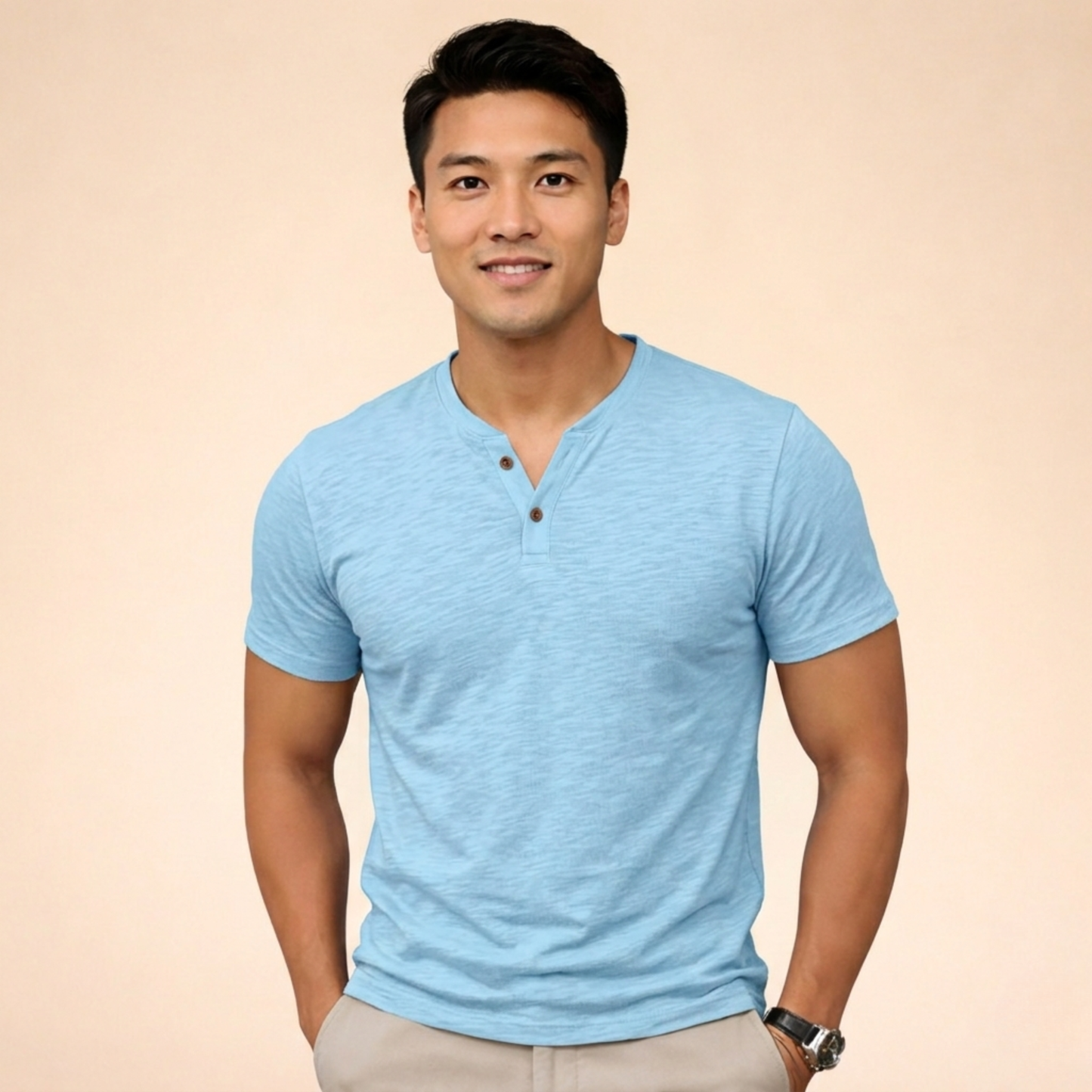 Poloshirt Mannen Ademend en Elegant van Lucas