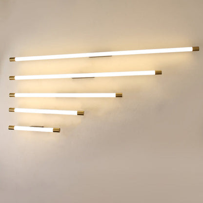 Wandlamp LED Buisvorm Aluminium Zwart Goud 40cm 60cm 90cm 120cm 150cm Woonkamer Slaapkamer Spiegellamp Lijnlamp Badkamer