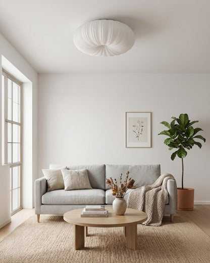Plafondlamp Iris Scandinavisch Dimbaar Metaal & Acryl met Afstandsbediening voor Moderne Woonruimtes Slaapkamer Eetkamer Sfeerverlichting