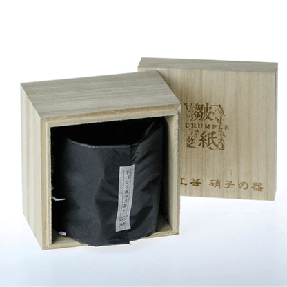 Edo Kiriko whiskyglas met Japans geslepen kristal en crumple design