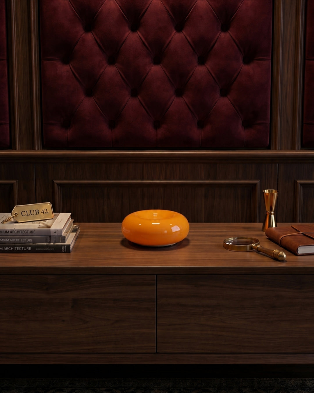 NARA Sculptural Donut Lamp met 3 Kleurtemperaturen – Dimbare Glazen Tafellamp Bauhaus Design Touch Control Wandmonteerbaar Ambient Lighting