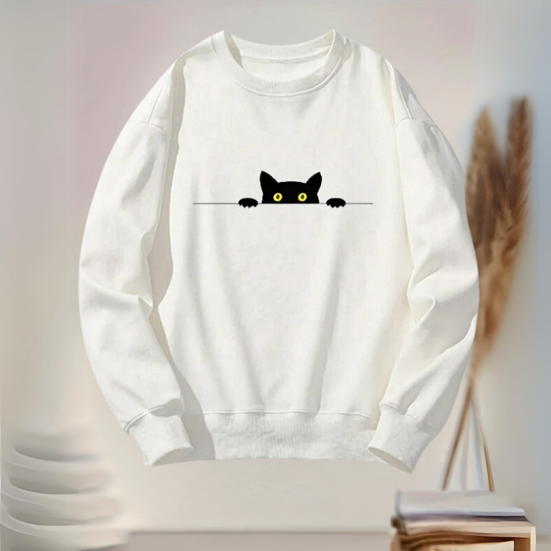 Katten Trui Zacht Katoen Speels Ontwerp