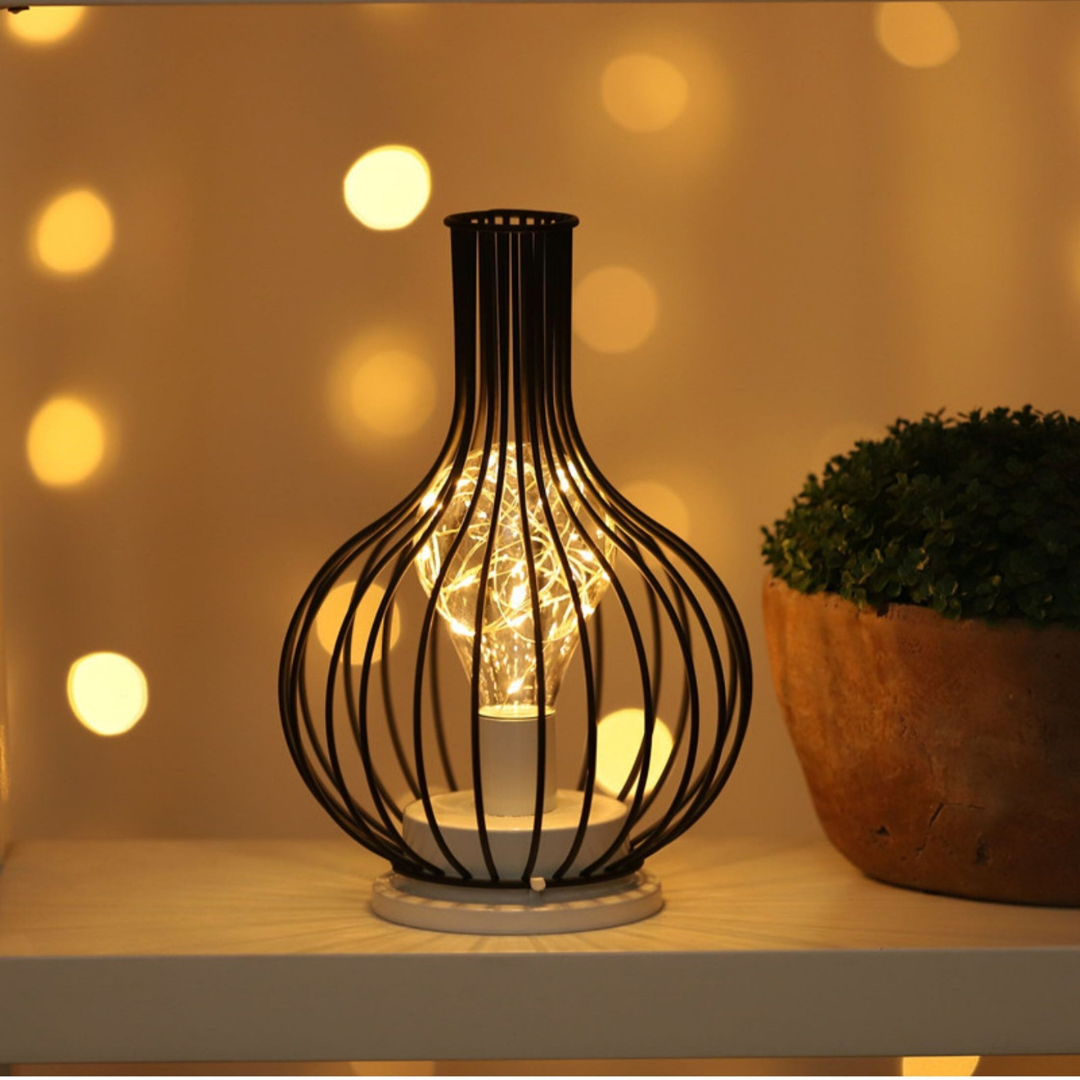 Draadloze led tafellamp van staal – sfeerverlichting zonder snoer voor woonkamer, slaapkamer en tafel