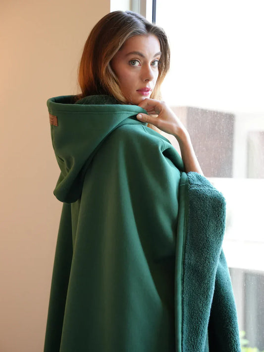 Zachte Fleece Hoodie Deken voor op de Bank - StudioMarella