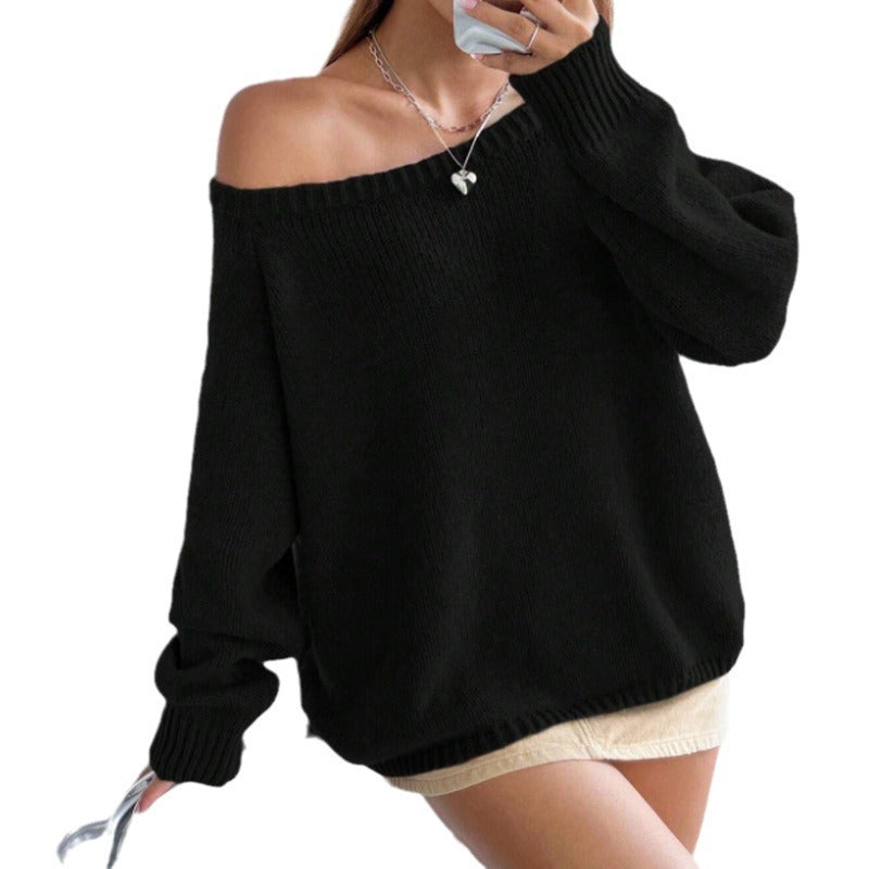 Dames Trui Off-shoulder Warm en Stijlvol