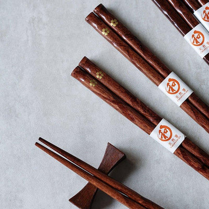 Houten Eetstokjes Set 5 Paar Sakura Design Japans