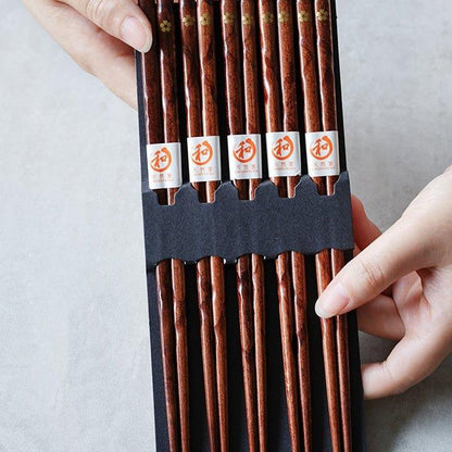 Houten Eetstokjes Set 5 Paar Sakura Design Japans