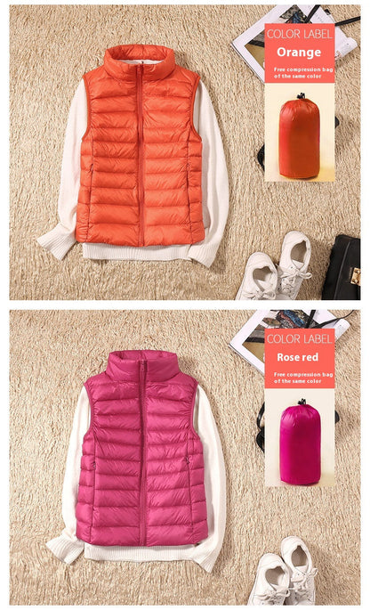 Dames Bodywarmer Warm Gewatteerd Lichtgewicht Vest