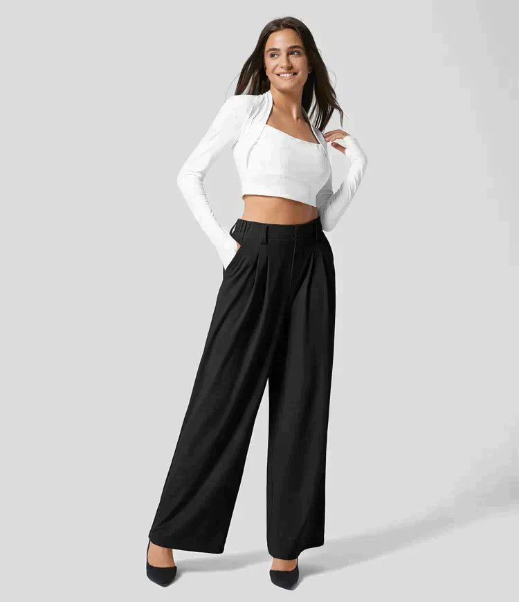 Vrouwelijke Broek Zacht Elastisch Comfortabele Pasvorm