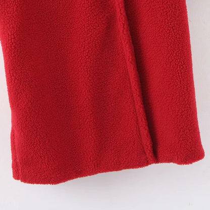 Dames Teddyjas Lange Warme Luxe Stijl
