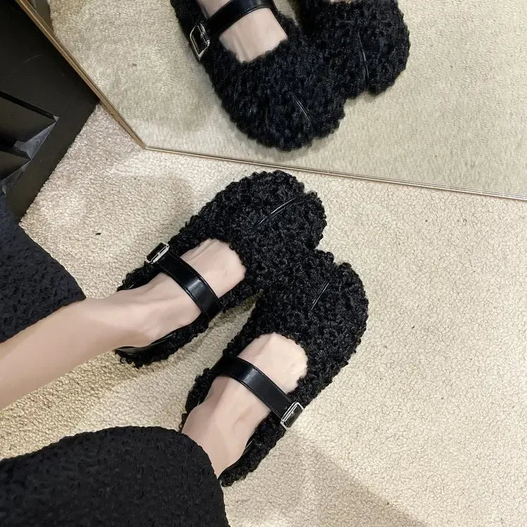 Fleece Schoenen Warm en Comfortabel voor Binnen en Buiten