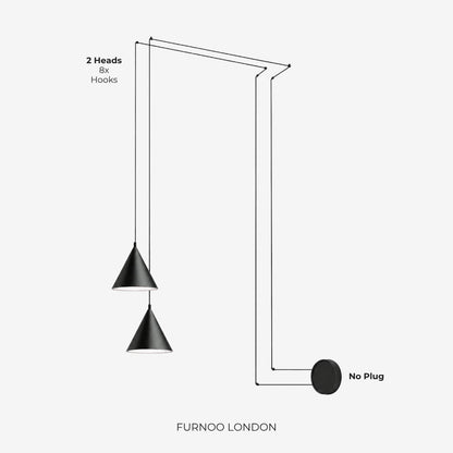 Stella hanglamp – aluminium geometrisch design met verstelbare kabellengte en LED-verlichting